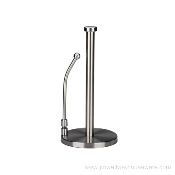 Stainless Steel Silver Paper Towel Holder Storage